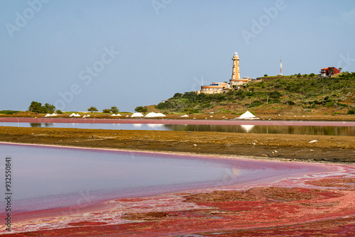 Obraz na płótnie Punta Ballena Lighthouse also known as Pampatar Lighthouse in Margarita Island, Venezuela. w salonie