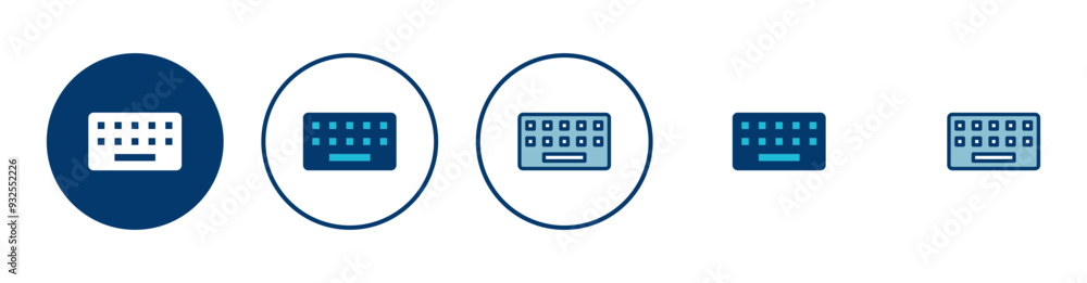 Keyboard icon vector isolated on white background. keyboard vector symbol