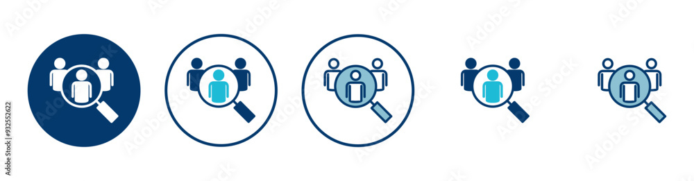 Hiring icon vector isolated on white background. Human resources concept. Recruitment. Search job vacancy icon. Hire. Find people icon Hiring icon vector isolated on white background. Human resources concept. Recruitment. Search job vacancy icon. Hire. Find people icon