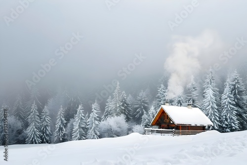 house in the mountains