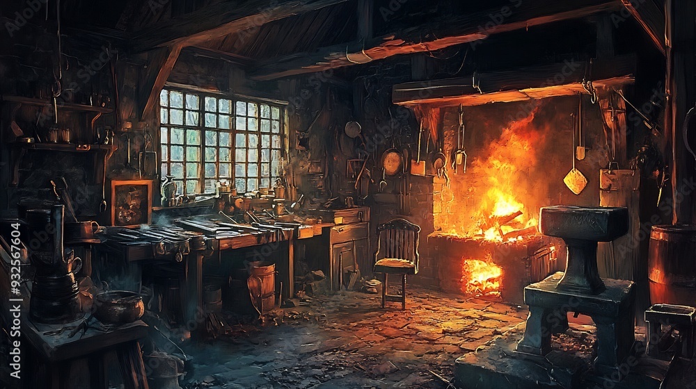 The Blacksmith's Workshop: A Fiery Haven The Blacksmith's Workshop: A Fiery Haven