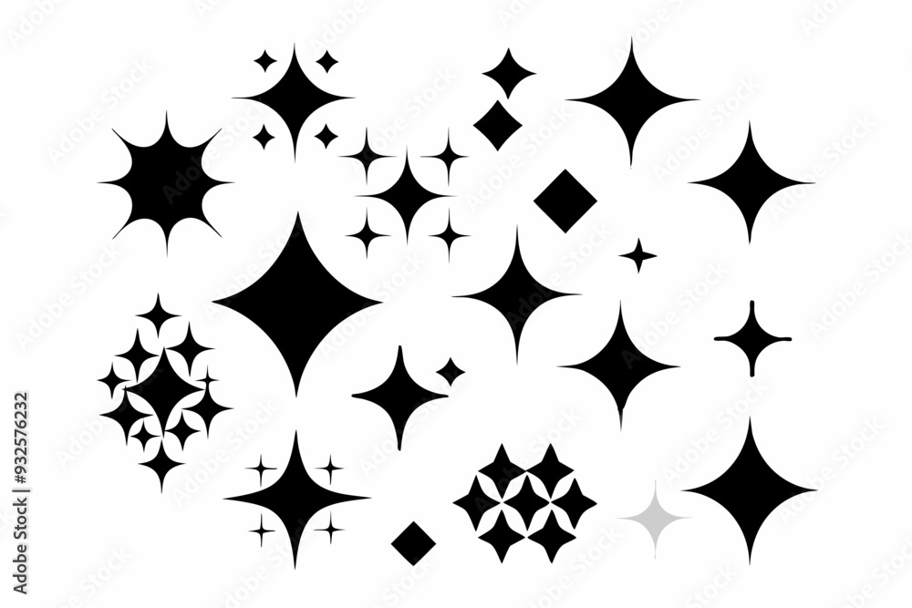 sparkles icon vector bundle, set of star sparkles icons
sparkles icon vector bundle, set of star sparkles icons