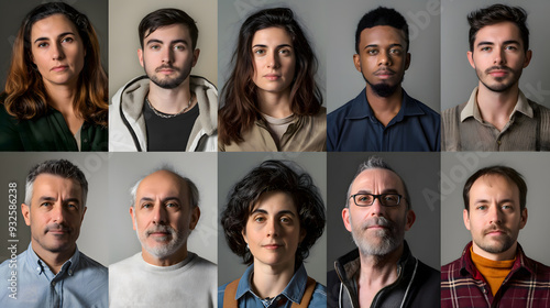 Portraits of Diverse People
