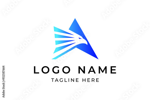 Free Download Letter A Eagle Logo - GFXLoad