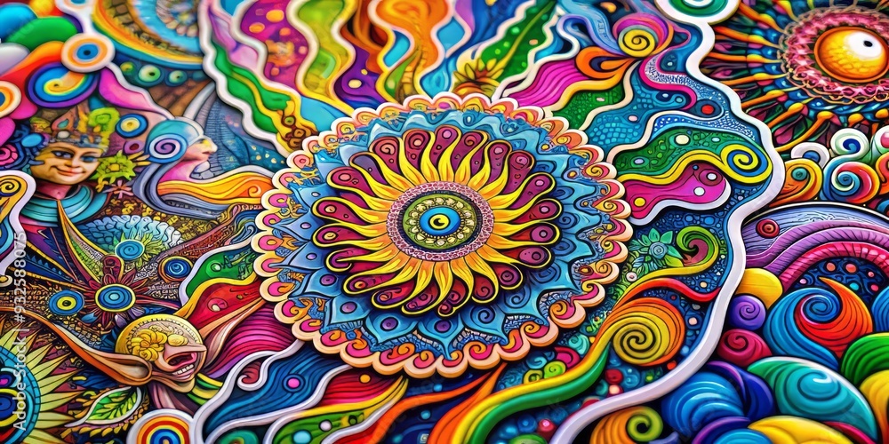 Explore the boundaries of sound and sight as swirling colors and hallucinatory patterns converge to create a psychedelic experience for the senses. Explore the boundaries of sound and sight as swirling colors and hallucinatory patterns converge to create a psychedelic experience for the senses.