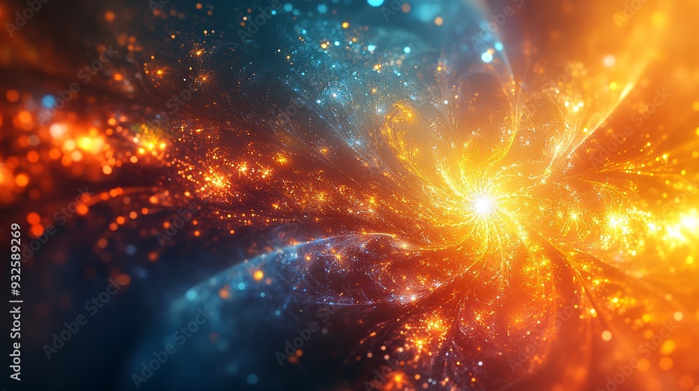 Radiant Spiritual Composition with Ethereal Light and Vibrant Colors for Copy Space Illustration Radiant Spiritual Composition with Ethereal Light and Vibrant Colors for Copy Space Illustration