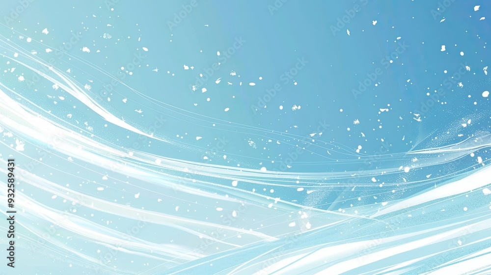 Abstract Blue Background with White Lines and Speckles Abstract Blue Background with White Lines and Speckles