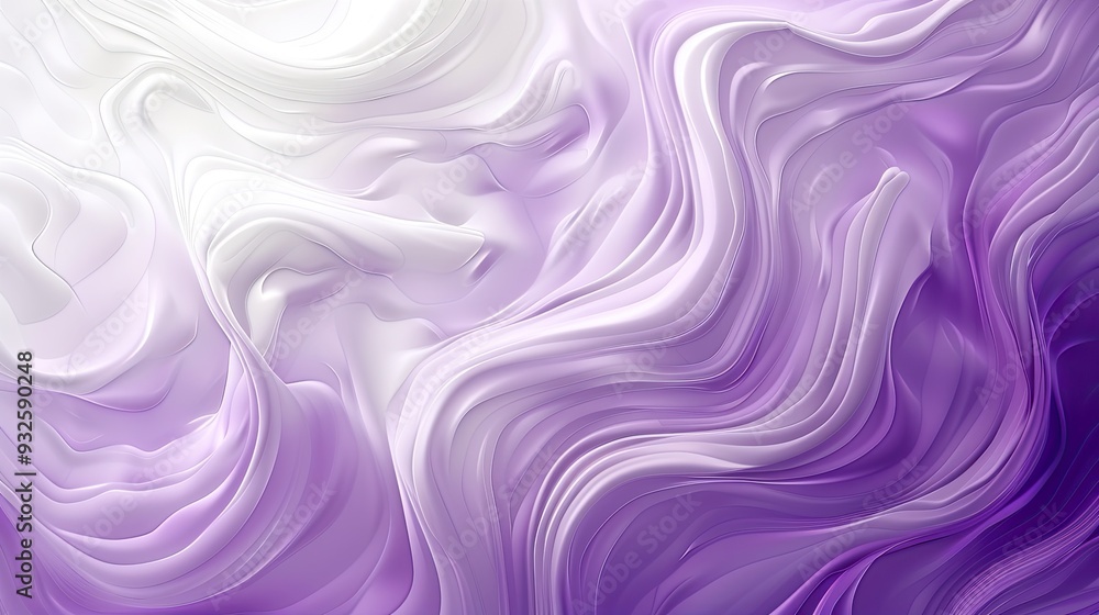 Abstract Purple and White Swirling Pattern Abstract Purple and White Swirling Pattern