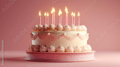 A beautifully decorated bir...