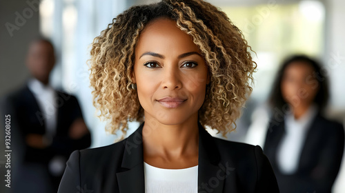 A confident businesswoman i...