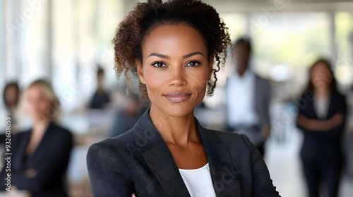 A confident businesswoman i...
