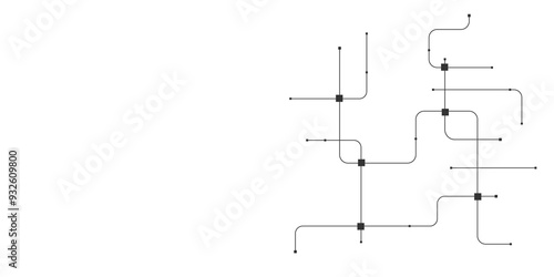 Circuit Board Technology Electronic Scheme Pattern Abstract Background