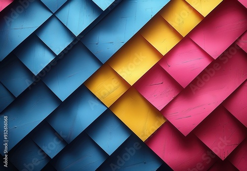 Abstract Geometric Pattern with Vibrant Colors