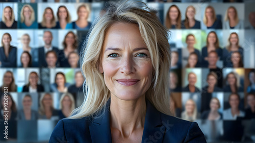 A confident woman in a prof...