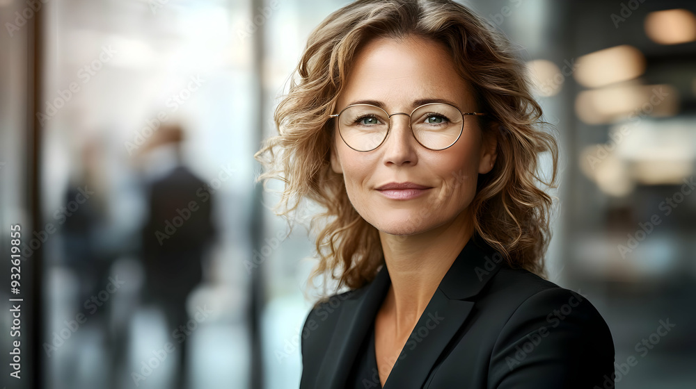 A confident woman in professional attire, smiling at the camera. A confident woman in professional attire, smiling at the camera.