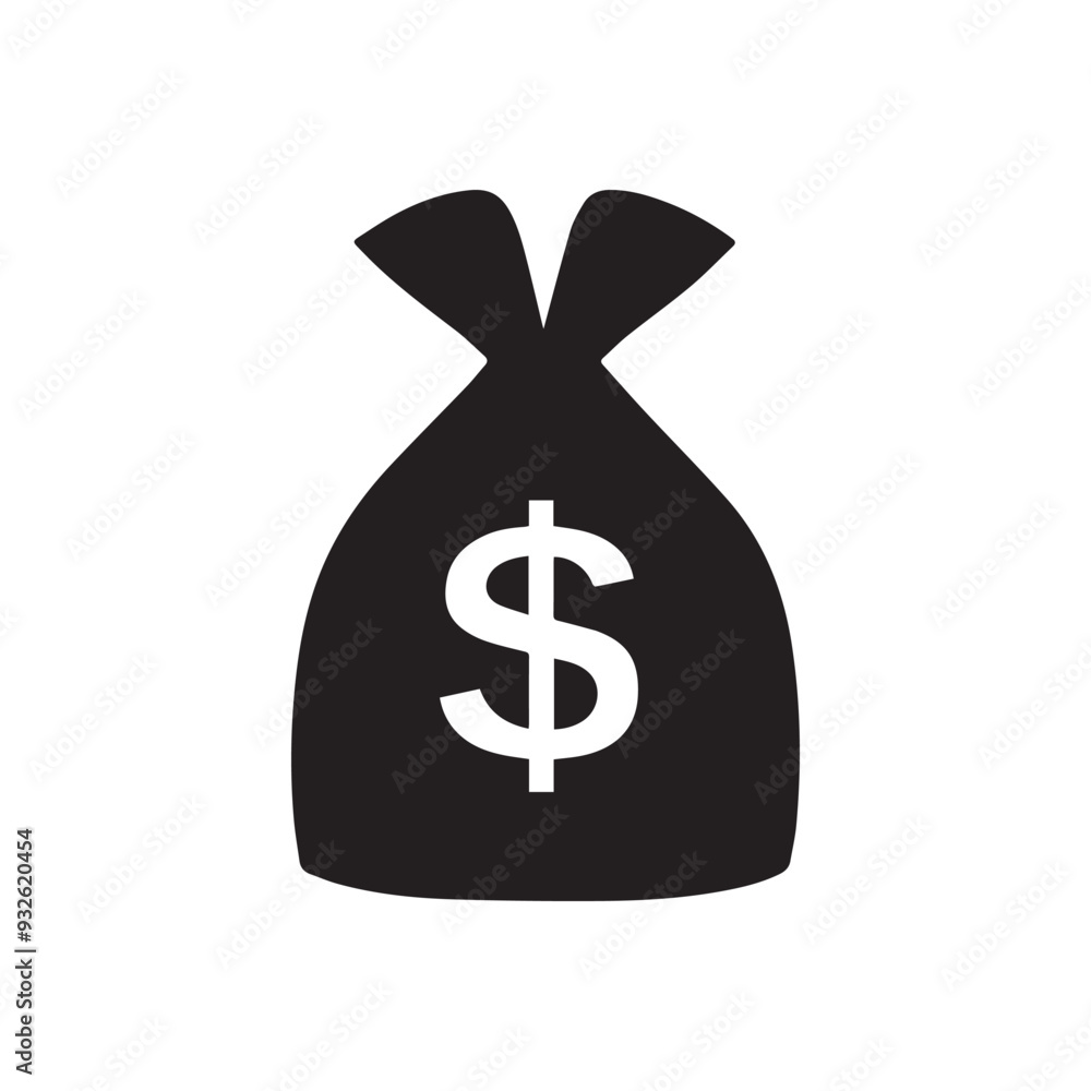 Dollar bag money cash coin business buy design. Dollar bag money cash coin business buy design.