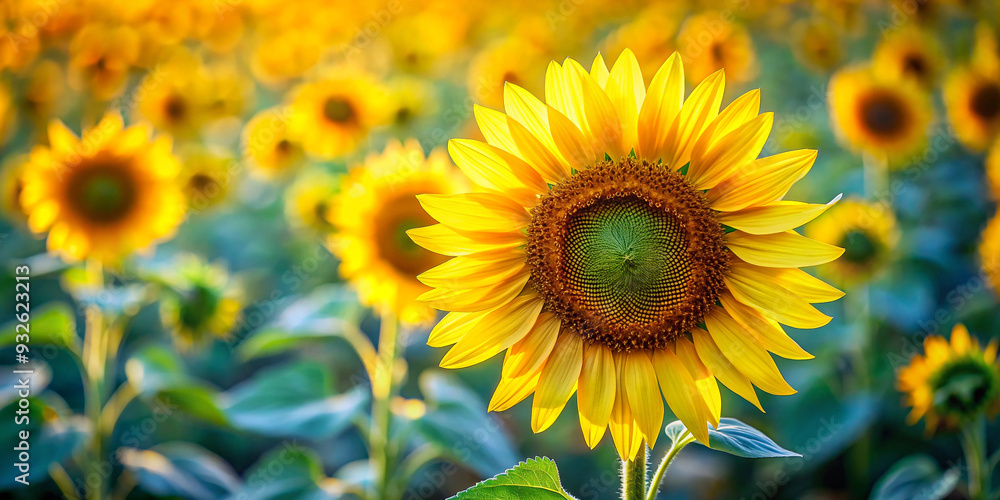 Sunflower leaves in full depth of field Sunflower leaves in full depth of field