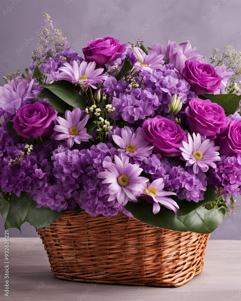 custom made wallpaper toronto digitalbasket of flowers, flower arrangement with lavender, floral jewelry design, lilac and purple flowers, flower basket decor, lavender and lilac bouquet, hardy chrysanthemums in floral basket, violet