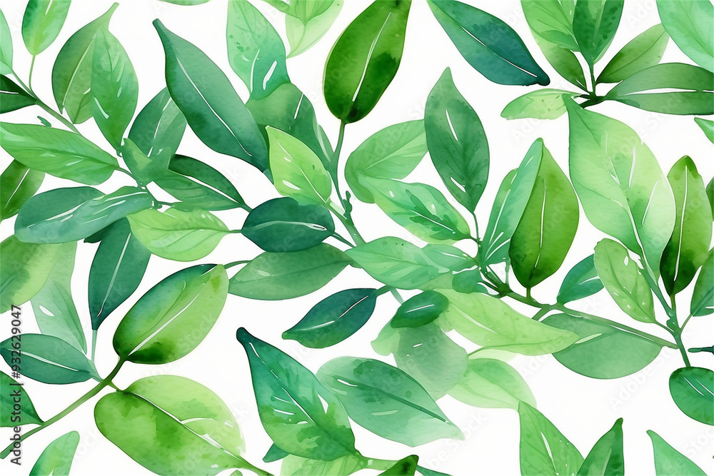seamless pattern with green leaves seamless pattern with green leaves