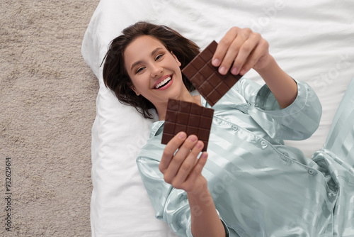 Beautiful young happy woman...