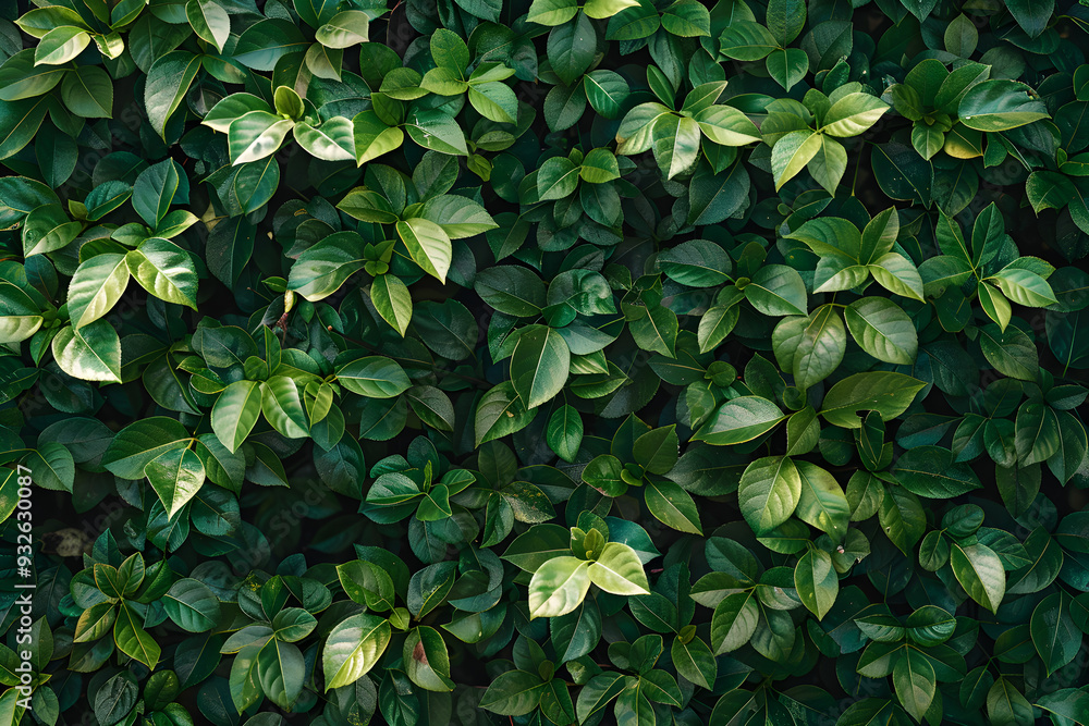 Vibrant Green Shrub in Full Bloom: A Harmonious Blend of Lush Foliage and Tiny Flowers Reflecting Nature's Elegance and Resilience Vibrant Green Shrub in Full Bloom: A Harmonious Blend of Lush Foliage and Tiny Flowers Reflecting Nature's Elegance and Resilience