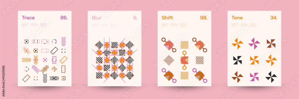 Comprehensive Set of Geometric Patterns: Ideal for Designers, Featuring a Wide Range of Symmetrical Shapes and Repeating Motifs for Versatile Use in Digital and Print Projects. Vector Illustration. Comprehensive Set of Geometric Patterns: Ideal for Designers, Featuring a Wide Range of Symmetrical Shapes and Repeating Motifs for Versatile Use in Digital and Print Projects. Vector Illustration.