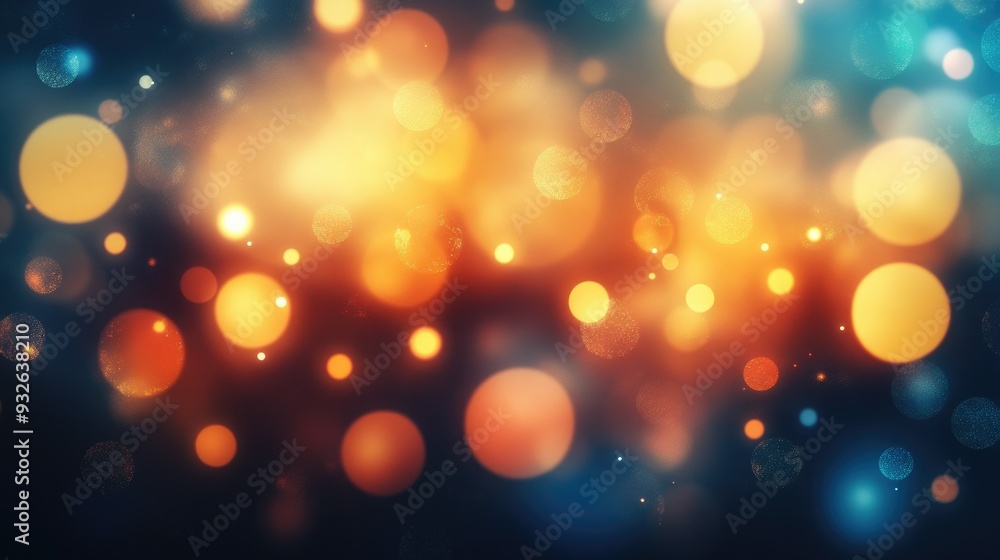 Soft, blurred lights creating a dreamy and ethereal abstract background. Soft, blurred lights creating a dreamy and ethereal abstract background.