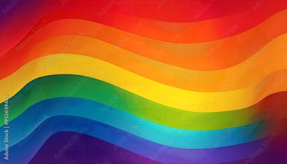 Fototapeta premium Abstract gradient wallpaper rainbow colorful background. Equality between homosexuals and heterosexuals concept. LGBT community.