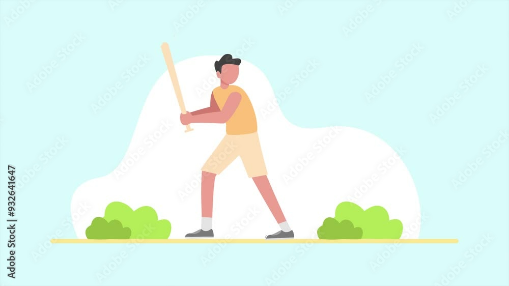 Animated video sport activity. Full length animation illustration. High quality 4k footage. Animated video sport activity. Full length animation illustration. High quality 4k footage.