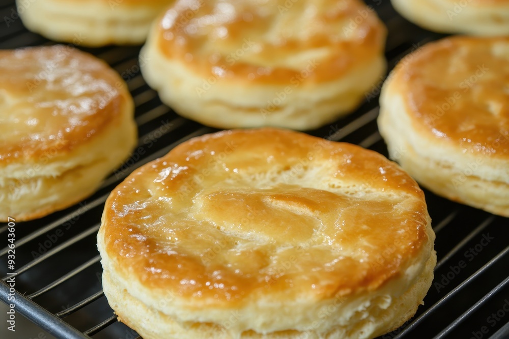 Newly made buttermilk biscuits Newly made buttermilk biscuits