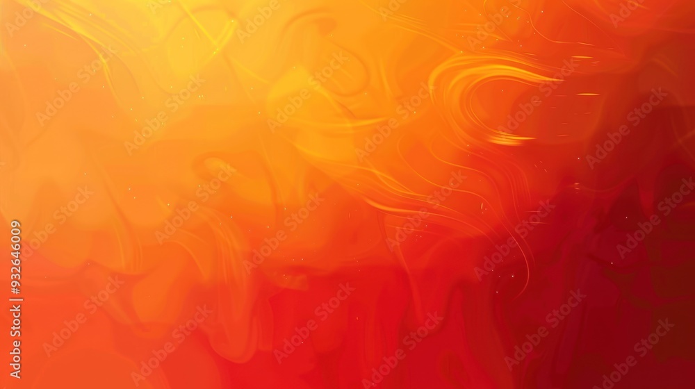 Abstract Swirling Orange and Red Abstract Swirling Orange and Red