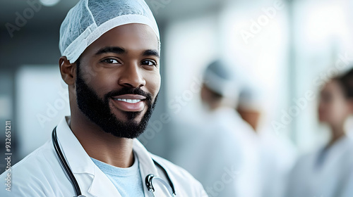 A smiling healthcare profes...