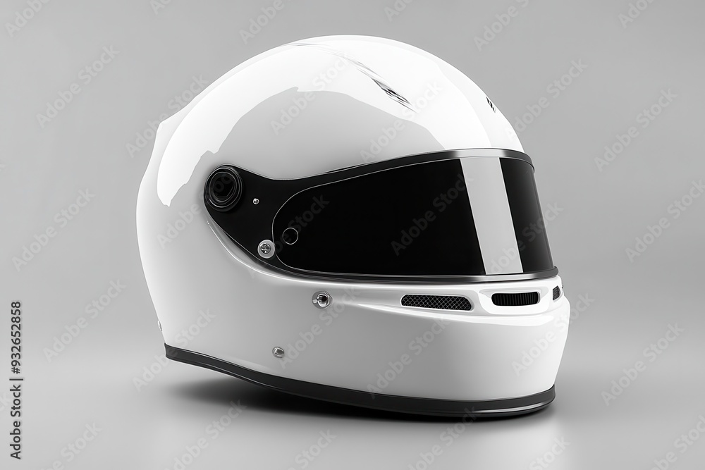Template for white racing helmet Template for white racing helmet