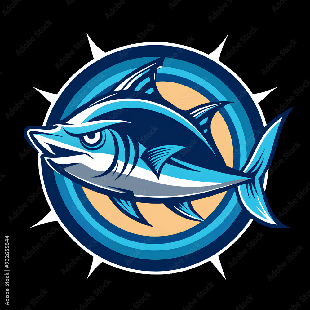 Fototapeta premium tuna logo