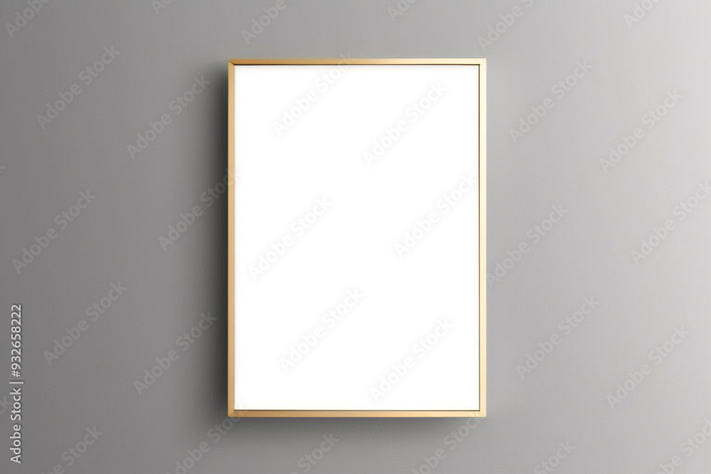 Imagen mínima de marco cuadrado blanco vacío simulada colgada sobre fondo de pared blanca con luz y sombra de ventana. aislar imagen Imagen mínima de marco cuadrado blanco vacío simulada colgada sobre fondo de pared blanca con luz y sombra de ventana. aislar imagen