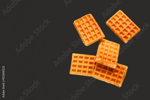 Small golden rectangular wa...