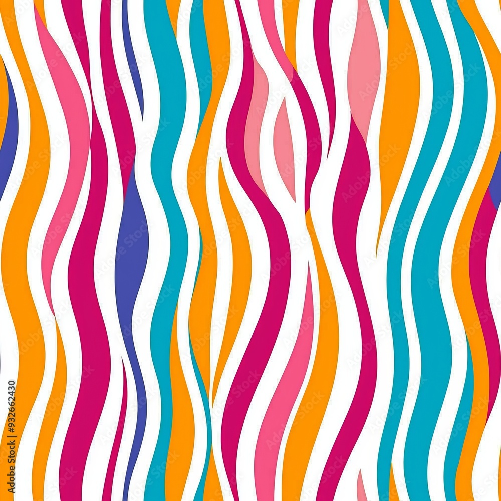 Seamless pattern of playful multicolored candy stripes Seamless pattern of playful multicolored candy stripes