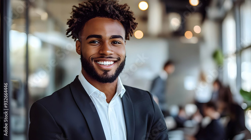 A smiling professional man ...