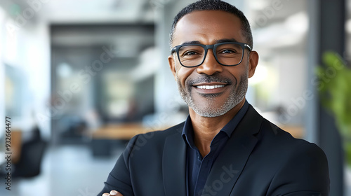 A smiling professional man ...