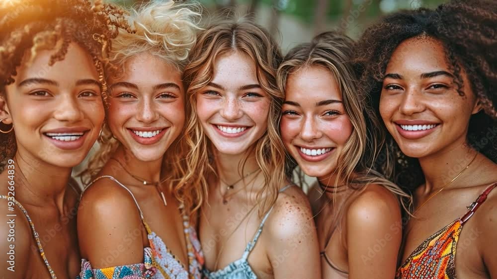 A bunch of female pals spending a day together and hanging out on the city streets. Seven beautiful women of different races cuddling and lounging outside A bunch of female pals spending a day together and hanging out on the city streets. Seven beautiful women of different races cuddling and lounging outside