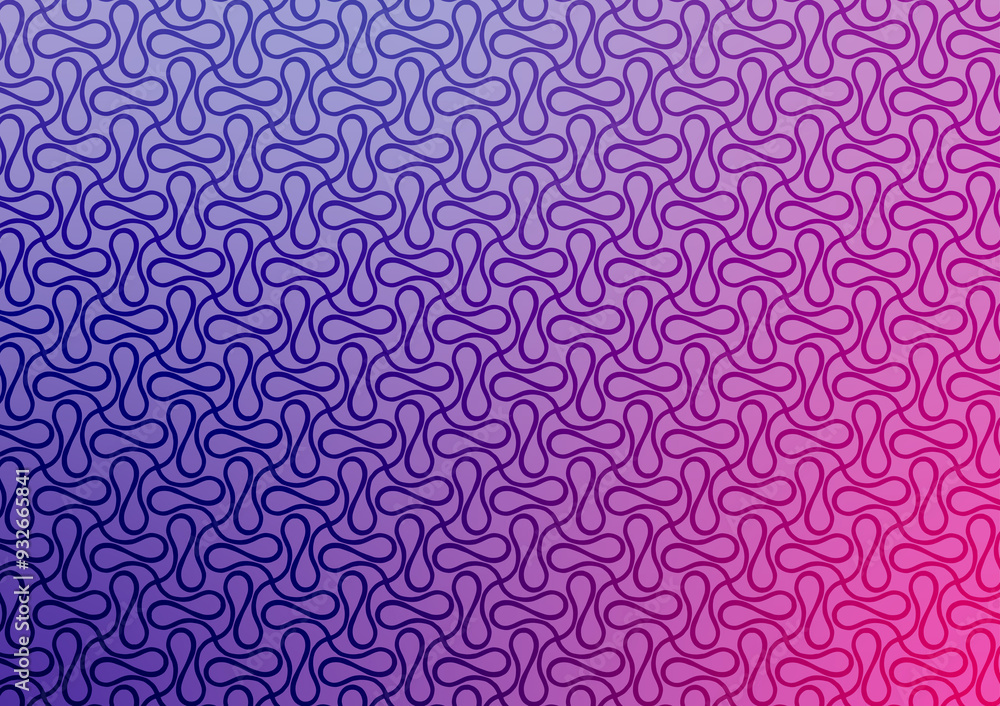 Fototapeta premium Soft purple line abstract pattern curve wallpaper background