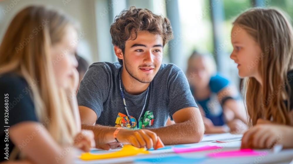 Fototapeta premium Teamwork Brainstorming.