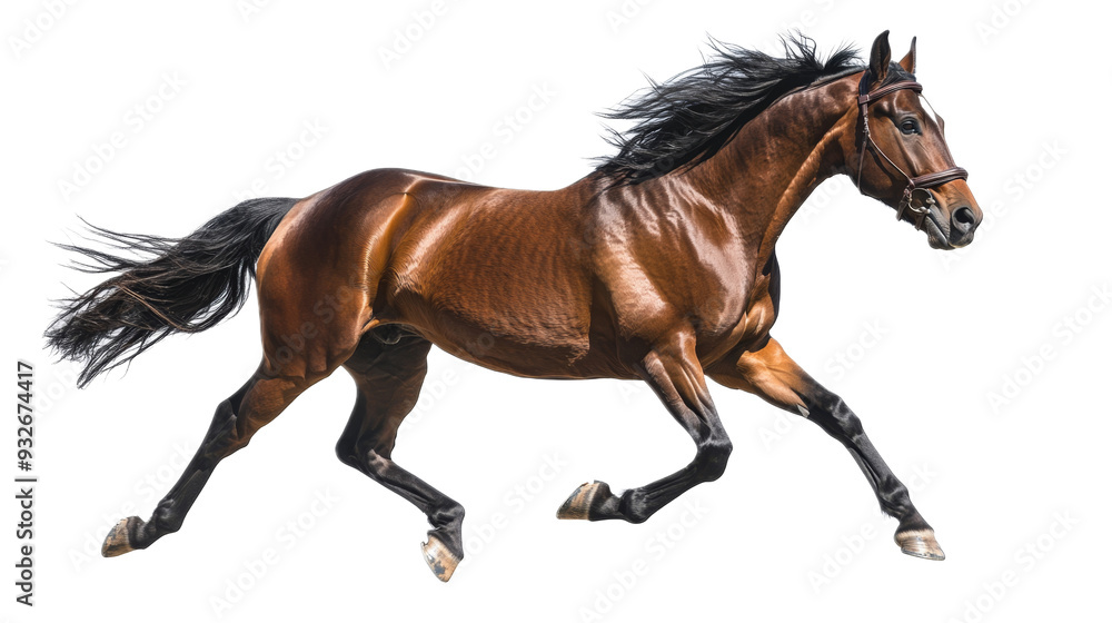 Bay Thoroughbred Racehorse Bay Thoroughbred Racehorse