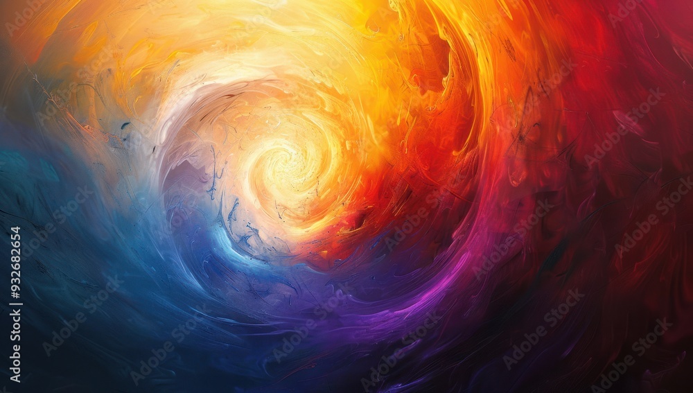 Abstract Swirling Colors Abstract Swirling Colors