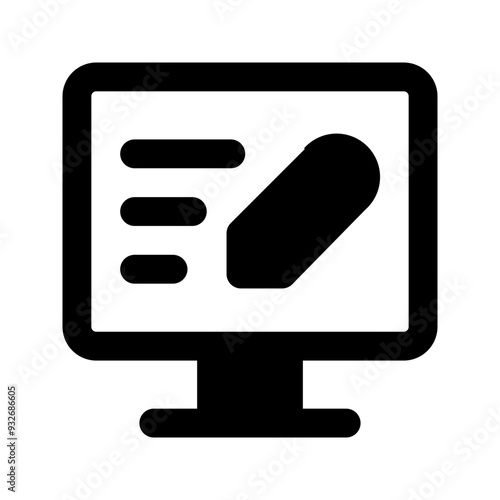 copywriting glyph icon