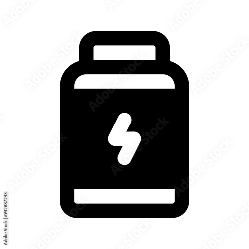 whey protein glyph icon
