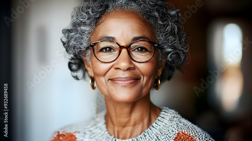 Portrait of a smiling older...
