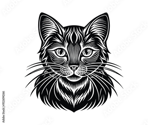 illustration of a cat vector