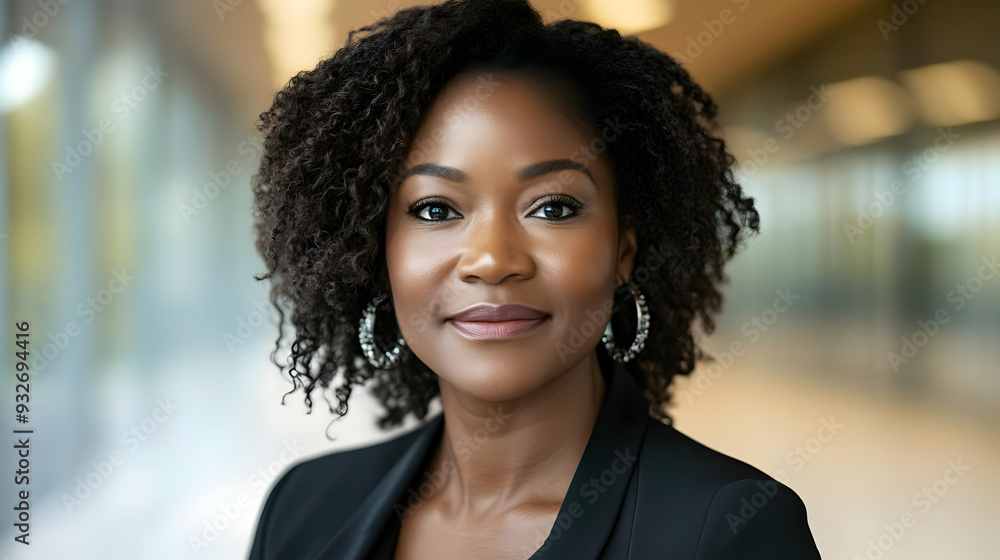 Professional portrait of a confident woman in a modern setting. Professional portrait of a confident woman in a modern setting.