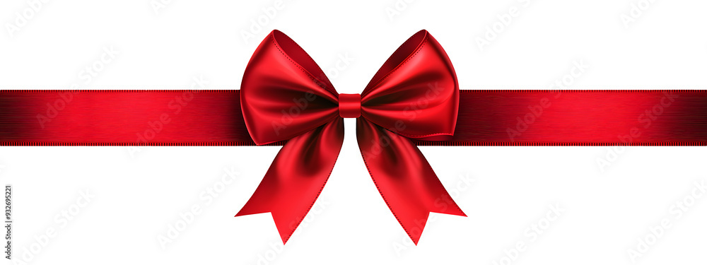 Shiny satin red ribbon with a bow isolated on transparent background for greeting cards and invitations. Shiny satin red ribbon with a bow isolated on transparent background for greeting cards and invitations.